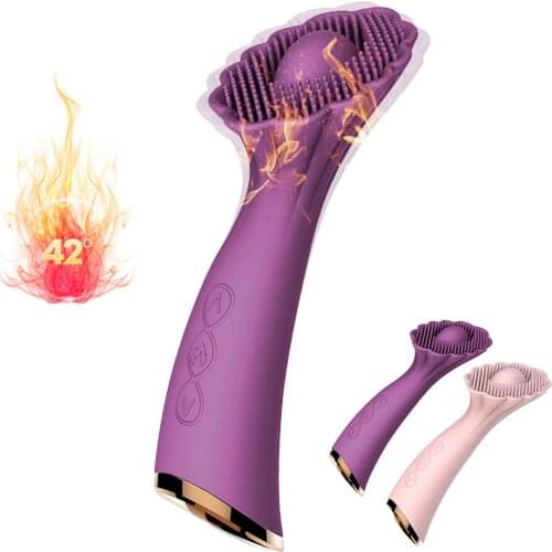 Powerful Vibration G Spot Nipple Massager Heating Vibrators Sex Toys For Women Clitoris Stimulator Vibrator Masturbator Erotic