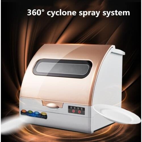 2021 Intelligent Automatic Dishwasher Installation-Free Mini Air-Drying Desktop Disinfection Washing Dishes Machine