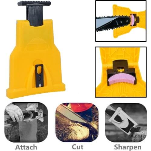 Woodworking Chainsaw Teeth Sharpener Sharpen Chain Saw Bar-Mount Fast Grinding Sharpening Chainsaw ools