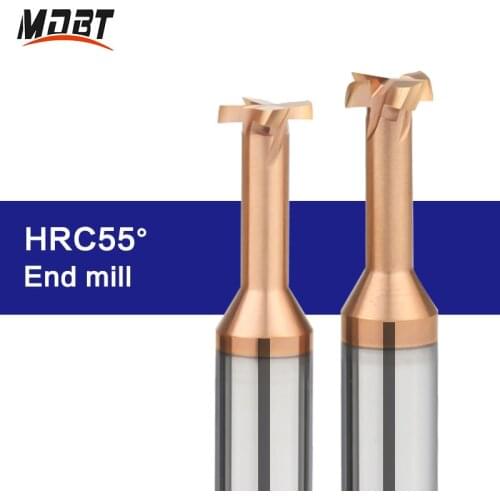 Carbide T Slot Milling Cutter Solid Carbide End Mill 4mm 6mm 8mm 10mm 12mm T Type Grooving End Mill CNC Tool