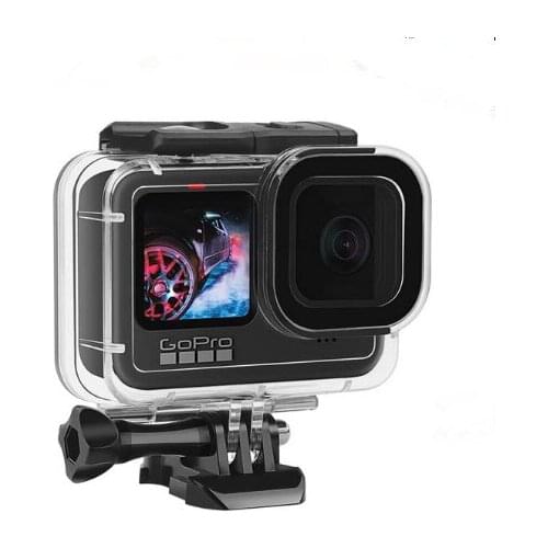 60M Underwater Waterproof Case for GoPro Hero 9 Black Camera Diving Protective Dive Cover for Go Pro 9 Accessories