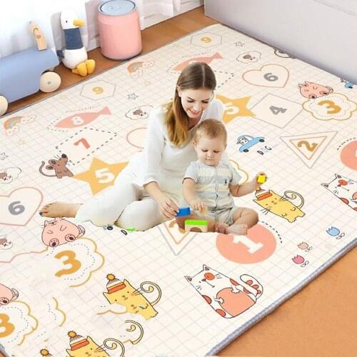 XPE Environmentally Friendly Thick Baby Crawling Folding Mat Carpet Play Mat for Childrens Safety Mat Kid Rug Playmat Non-Toxic