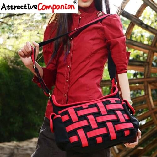 Knitted Strip Handmade Women Cotton Handbag Shoulder National Style FashionTravel Party Girl Yunnan Brand Ethnic 2019 Hand Bag