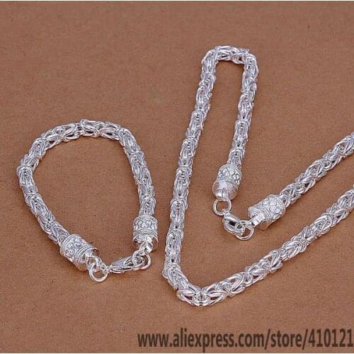 S027 Lucky Charm Silver Color Jewelry Sets For Women Fashion Jewelry Lady Accessories Fashion New Dragon Head /daealrla Homaqfta