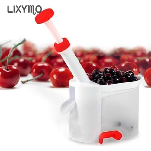 1set Creative Cherries Pitters corers Fast Remove Cherry Seed Removers Enucleate Keep Complete Cherry corers Fruits Tool LIXYMO