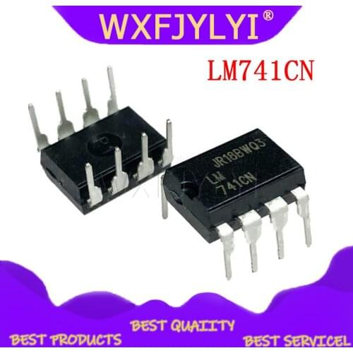 10PCS LM741CN DIP8 LM741 DIP DIP-8 741CN DIP-8 Operational Amplifier LM741C