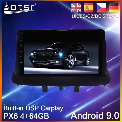 Android 9 PX6 64G Car DVD Player GPS Navigation For Renault Megane 3 2009 2010 2011-2015 Radio Stereo Multimedia Player HeadUnit