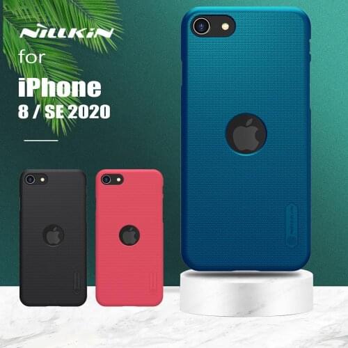 For iPhone SE 2020 8 Case Nillkin Super Frosted Shield Ultra-Thin Hard PC Matte Back Cover Capa for iPhone 8 SE 2020 Phone Case