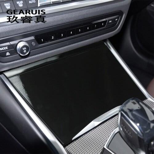 For BMW 3 Series G20 G28 Interior Trim Water Cup Holder Central control panel Frame decoration Cover Stickers decals Accessories