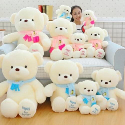 30 Cm 45 Cm Cute Childrens Toy Plush Teddy Bear Doll Gift Doll Hug Bear Scarf Bear Boy Girl Favorite Birthday Christmas Gift