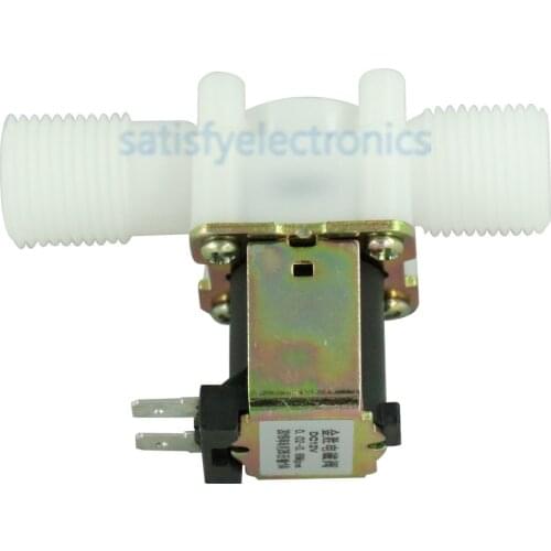 1/2" N/C DC 12V 24V AC 220V Magnetic N/C Electric Solenoid Valve Water Air Inlet Flow Switch