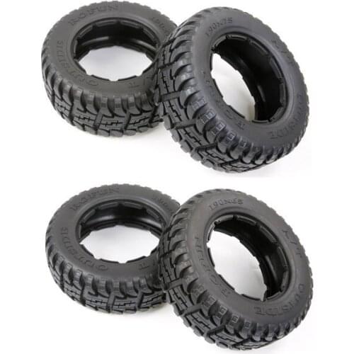 Front & Rear All Terrain Tire Rubber Tyre for 1/5 scale HPI KM ROVAN ROFUN Baja 5T 5SC