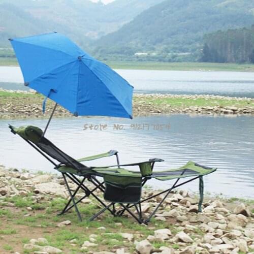 Sun Shading Deck Chair Folding Deck Chair Beach Sun Shading Chair Sun Shading Fishing Deck Chair Crew Chair Outdoor Umbrella Dec