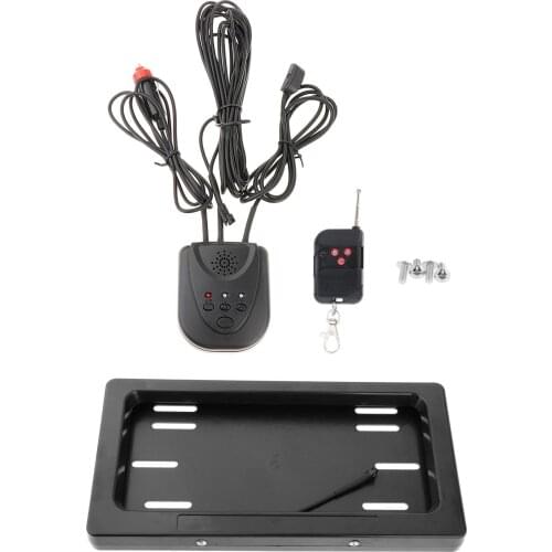 US Hide-Away Shutter Cover Up Electric Stealth License Plate Frame W/ Remote Stable Quality