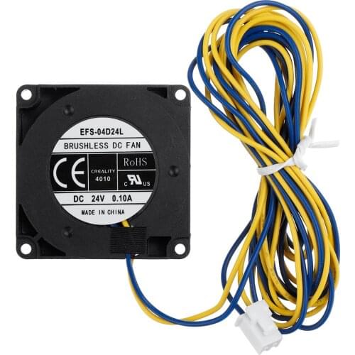 Creality 3D Ender-3 4010 Blower Fan 24V 6800r/min 2.5 Terminal Cooling Fan for Ender-3pro Ender-3 V2 Ender-5 Ender-6 3D Printer