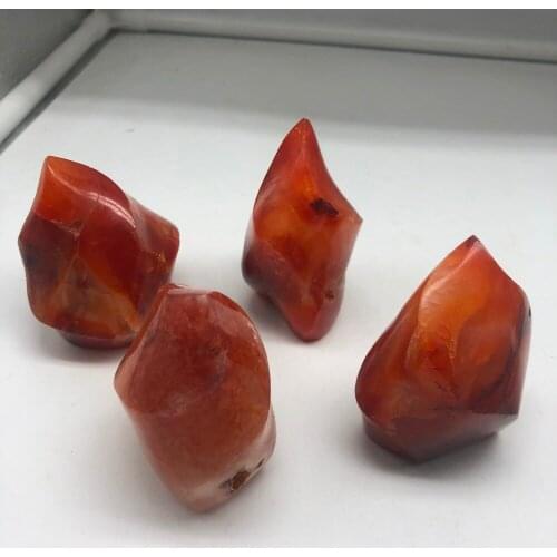 1pcs hot sale 100% natural red agate crystal torch reiki healing Madagascar red agate gemstone wholesale home decoration