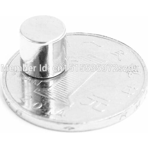500pcs Strong Round Dia 8mm x 8mm N35 Rare Earth Neodymium Magnet Art Craft Fridge 8x8mm