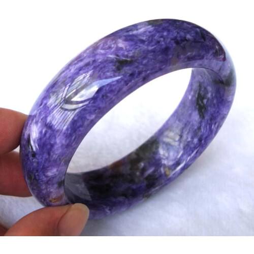 Free Shipping Natural Charoite Round Bracelet 17*9mm Women Man Jewelry Accessories Weddings Parties Birthday Gift