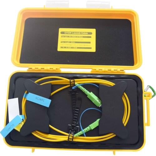 OTDR Dead Zone Eliminator,Fiber Rings ,Fiber Optic OTDR Launch Cable Box SM 1310/1550nm 500M