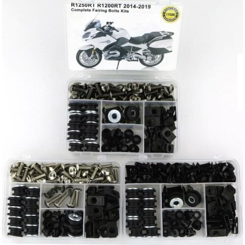 Fit For BMW R1250RT R1200RT 2014 2015 2016 2017 2018 2019 Motorcycle Complete Full Fairing Bolts Kit Clips Nuts Screw Steel