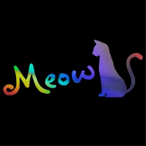 Cat Silhouette Funny Car Window Truck Auto Laptop Wall Home Vinyl Decal Sticker