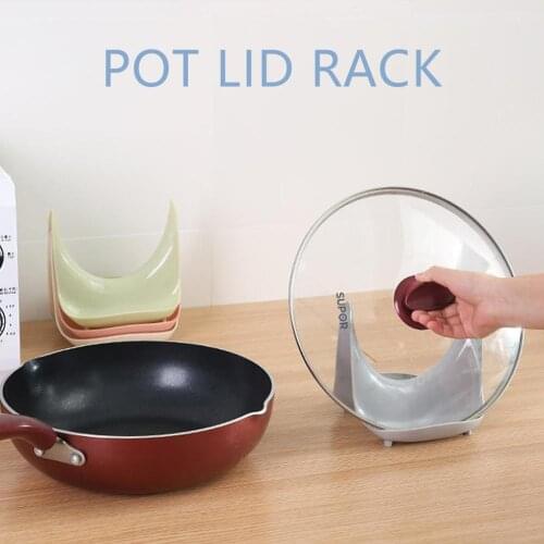 Multifunction Pot Lid Rack Pot Pan Cover Holder Household Spoon Storage Shelf Tableware Storage Organizer Pot Kitchen Tools