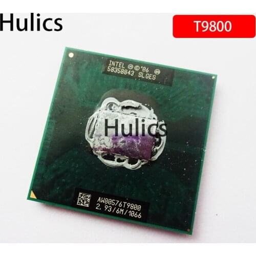 HUlics Original Intel Core 2 Duo T9800 notebook CPU Laptop processor CPU PGA 478 cpu