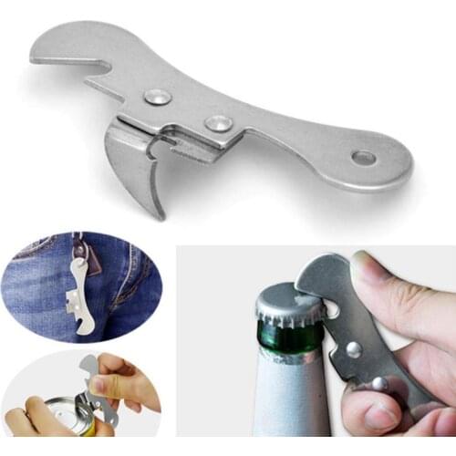 Hot 100pcs New Can Opener Multifunctional Can Bottle Opener Kitchen Supplies fast shopping SN3587