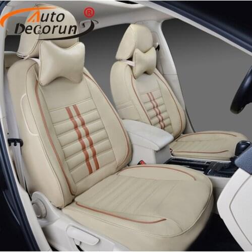 AutoDecorun Tailored cover seats for Acura tl 2009 seat covers accessories PU leather car seat supports cushion headrest covers