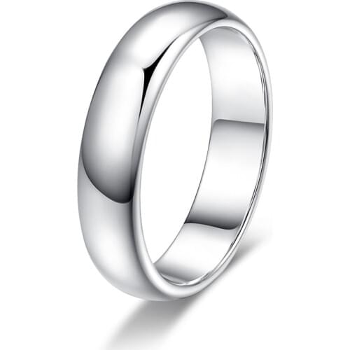 USTAR round wedding rings for women men jewelry Rose Gold color Lovers rings female anel bijoux Gift top quality