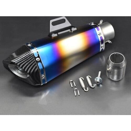 36 - 51mm Motorcycle Exhaust Pipe Muffler Escape Moto With DB Killer For Yoshi R11 Z900 MT09 KTM390 CBR R6 FZ8 Z800 AK1 Exhaust