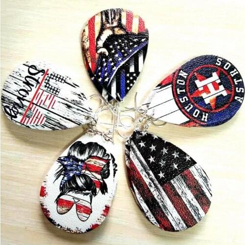 New Tassel Earrings for Women Fashionable and Bohemian Jewelry Statement Leopard Fringed Water Drop Earring Female