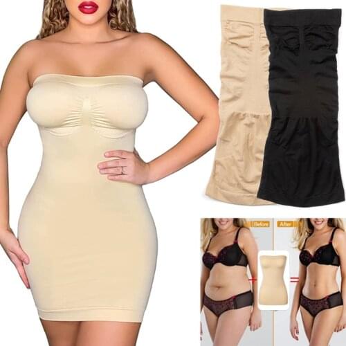 Womens Slimming Underwear Full Body Slip Under Dresses Shapewear Tummy Control Butt Smooth Seamless Bodysuit Corset For Women