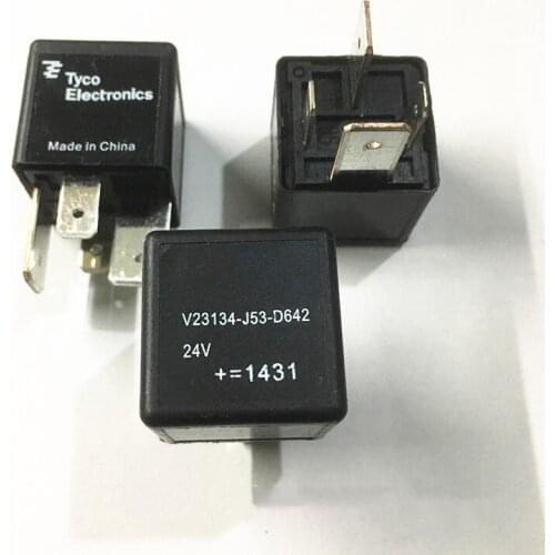 1pcs High-power automotive relay V23134-J53-D642 24V 4PIN