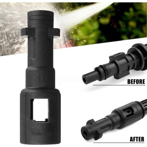1pcs Bayonet Adapter For Lavor Nilfisk Adapter For Karcher K Series Black High Pressure Cleaner