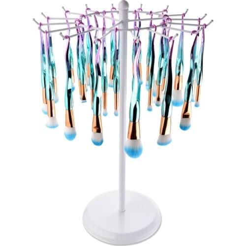 1Pcs Fish Tail Large Fan Brush Cleaner Makeup Brushes Cosmetics Face Rainbow Amazing Hair Make Up Brush Cute