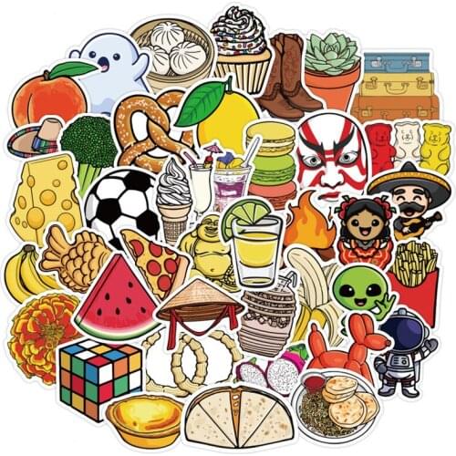 10/30/50PCS Korea INS Cute Smiley Stationery PVC Stickers For Phone Laptop Funny Graffiti Sticker Decals Kid Toy DIY Stickers