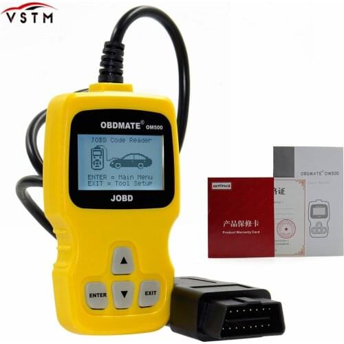 2021 OBDMATE OM500 JOBD/OBDII/EOBD Code Reader Auto Scanner OM500 Code Scanner For Most Cars Free Shipping