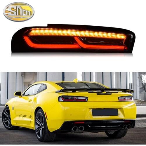 Car LED Taillight Tail Light For Chevrolet Camaro 2016 2017 2018 Rear Running Light + Brake Lamp + Dynamic Turn Signal Light