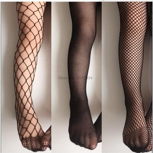 DHL 500pcs Girls Net Pattern Tights Mesh collant fashion Pantyhose Girls socks