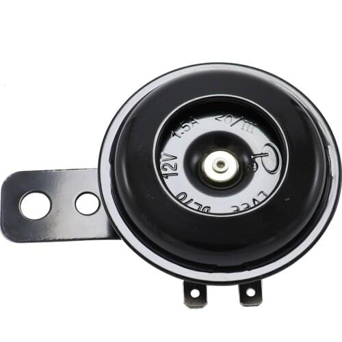 Electric 12V 1.5A 105db Loud Motorcycle Horn Scotter Bracket For Motorcycle Electric Bike Scooter Moped Dirt Bike ATV Universal
