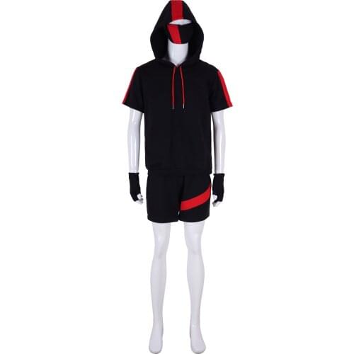 Adult Game Ikonik Skin Cosplay Costume Hoodies Shorts Coat Face Mask Short Sleeve Glove Sets Halloween Costume