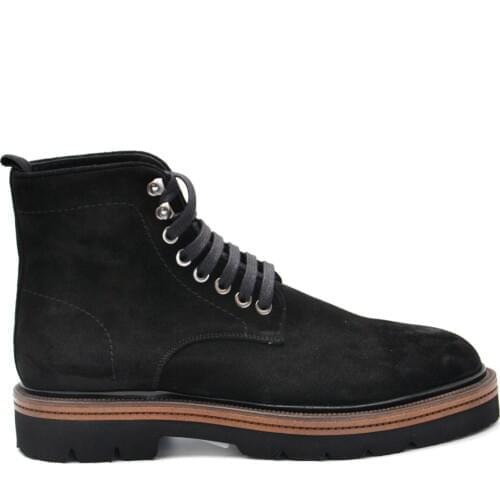 Mens Casual Boots Winter Men Casual Boots Leather Boots Daily Shoes