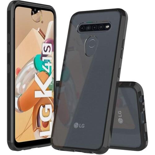 Soft Silicon TPU/PC Case For LG K51S Protective Fundas Capa Shockproof Crystal Clear Shell Hard Back Cover For LG K41S Holster