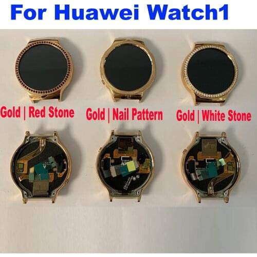 Best Working For Huawei Watch1 Watch 1 1st Gen LCD Display Screen Touch Panel Digitizer Assembly with Frame Power Flex Cable
