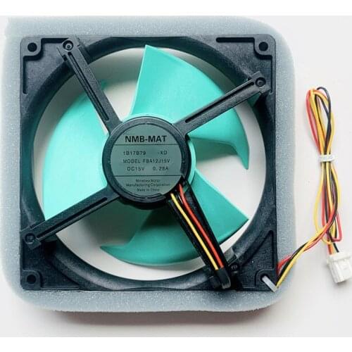 New original refrigerator cooling fan / fan / motor NMB - fba12j15v 15V 0.28a 12.5