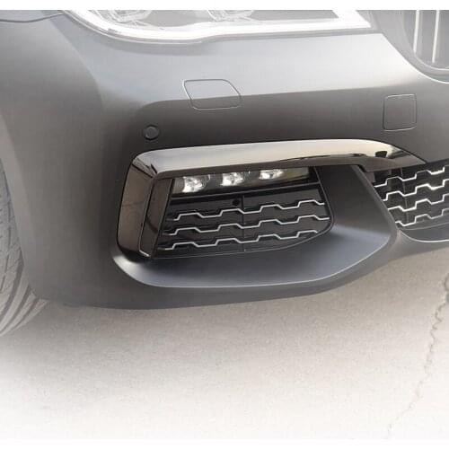 OE 51118061120 Modification Part Car Outer Accessories Front Bumper Lower Black Molding Trim For BMW 7 Series G12