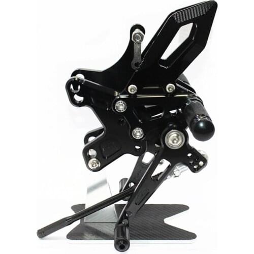 Footrests For Kawasaki ZX10R ZX-10R ZX 10R 2011 2012 2013 2014 2015 CNC Adjustable Foot Pegs Rider Rearsets Foot Rest Pedal