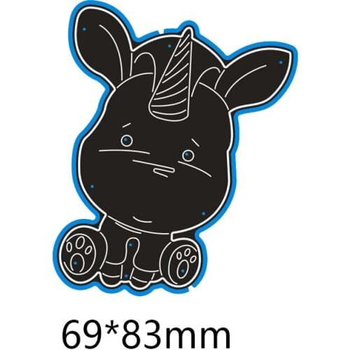 Unicorn puppy duck bear giraffe deer Die Cuts Folder Card Making Album Scrapbook Embossing Dies Metal Emboss Stencils Template