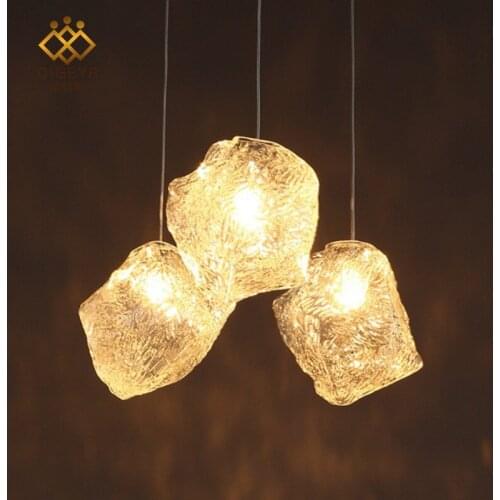 Modern led glass ball led iron kitchen dining bar hanglamp industrial lamp modern chandelier bedroom